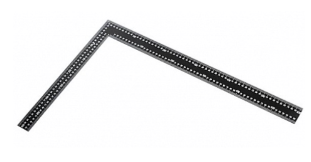 Угольник столярный Практик 400х600 мм – №1