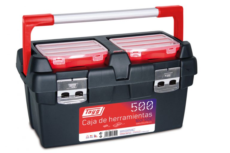 Ящик для инструментов Tayg №500 с лотком + 2 органайзера – №1