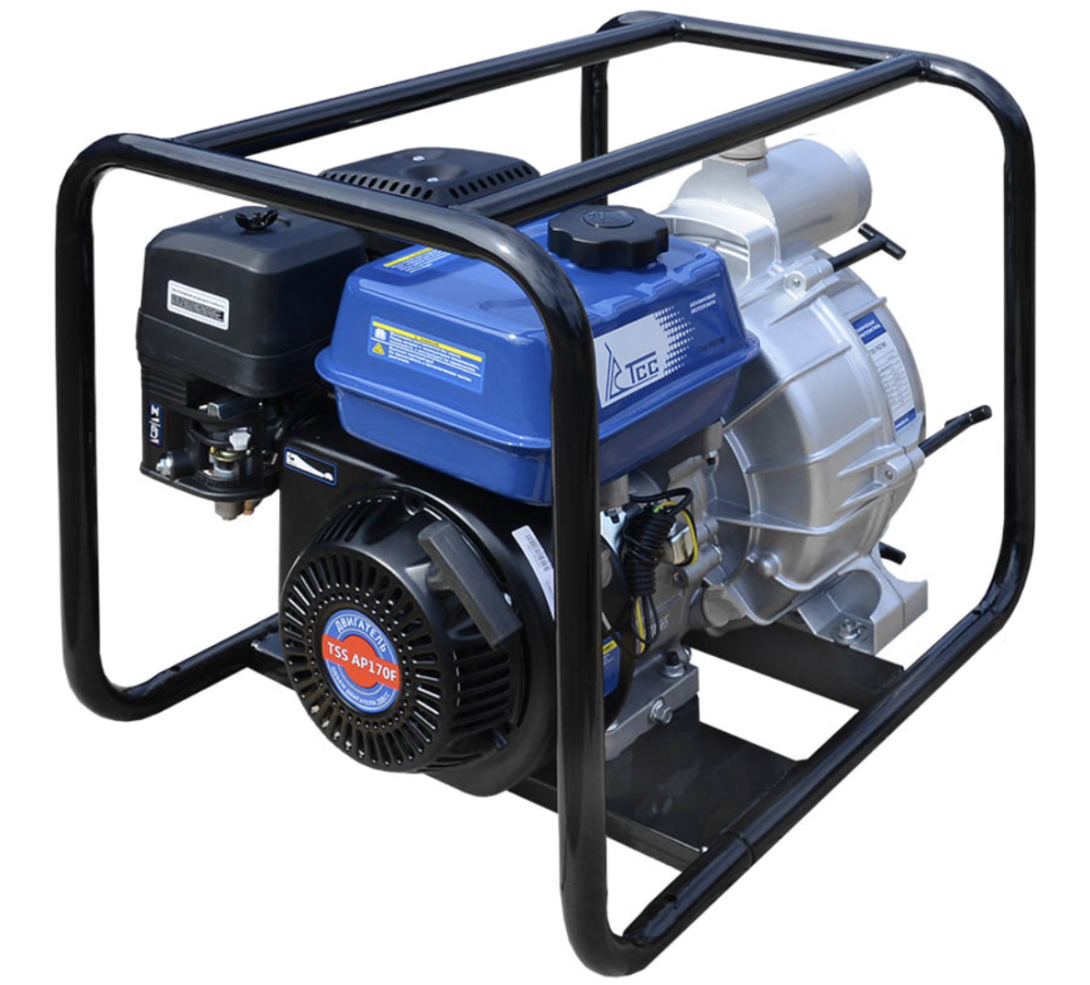 Мотопомпа бензиновая TSS PGT80 для грязной воды – №1