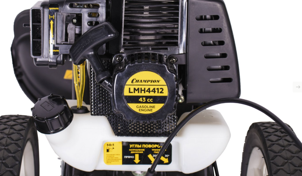 Газонокосилка бензиновая Champion LMH4412 – фото №4 Газонокосилка бензиновая Champion LMH4412 – №4