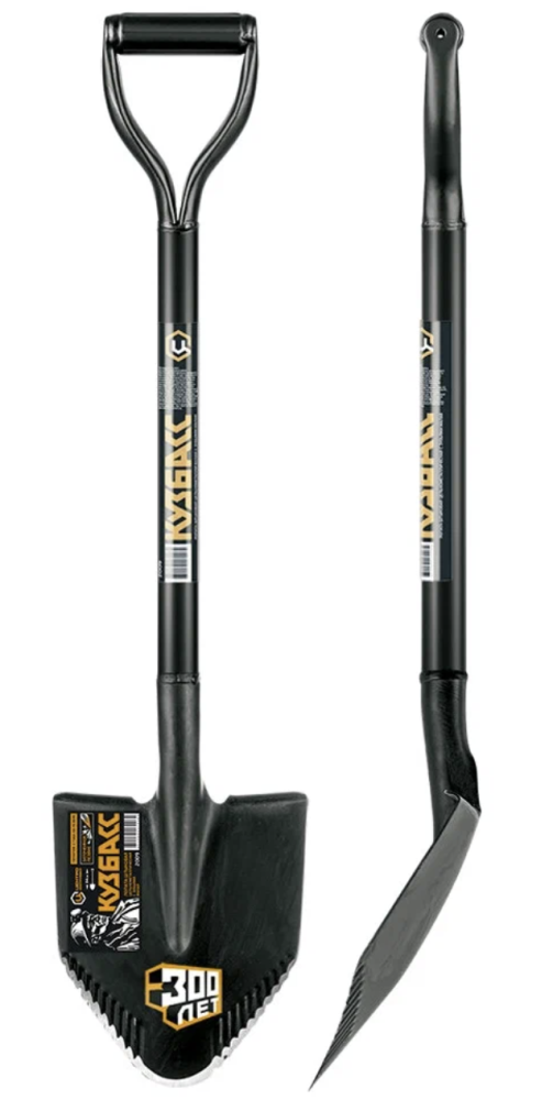 Лопата штыковая ЦентроИнструмент "Кузбасс" 84 см цельнометаллическая (2009) – №1