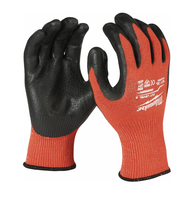 Перчатки Milwaukee XL/10 с защитой от порезов, уровень 3 – №1