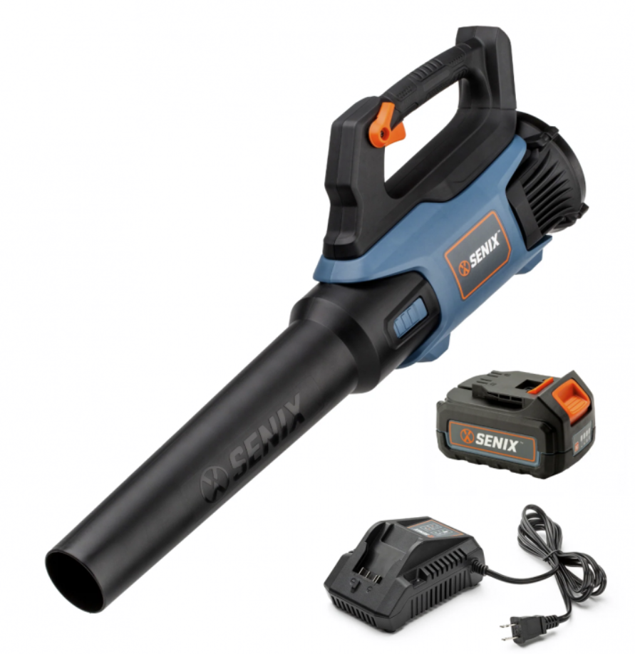 Аккумуляторная воздуходувка Senix BLAX2-M1-EU SET (1х4,0 Ач) – №1