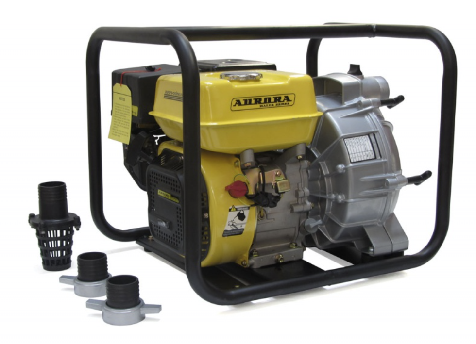 Мотопомпа бензиновая Аврора АМР 50 D для грязной воды – №1