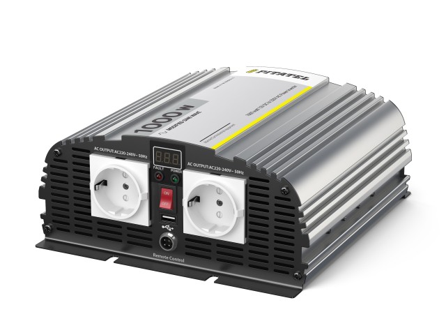 Инвертор Pitatel 1000W модифицированный синус – фото №1 Инвертор Pitatel 1000W модифицированный синус – №1