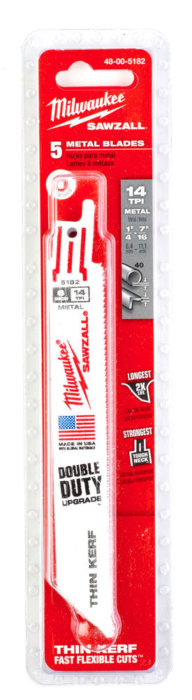 Полотно сабельное Milwaukee Thin Kerf 150x1,8 мм (1 шт) – фото №2 Полотно сабельное Milwaukee Thin Kerf 150x1,8 мм (1 шт) – №2