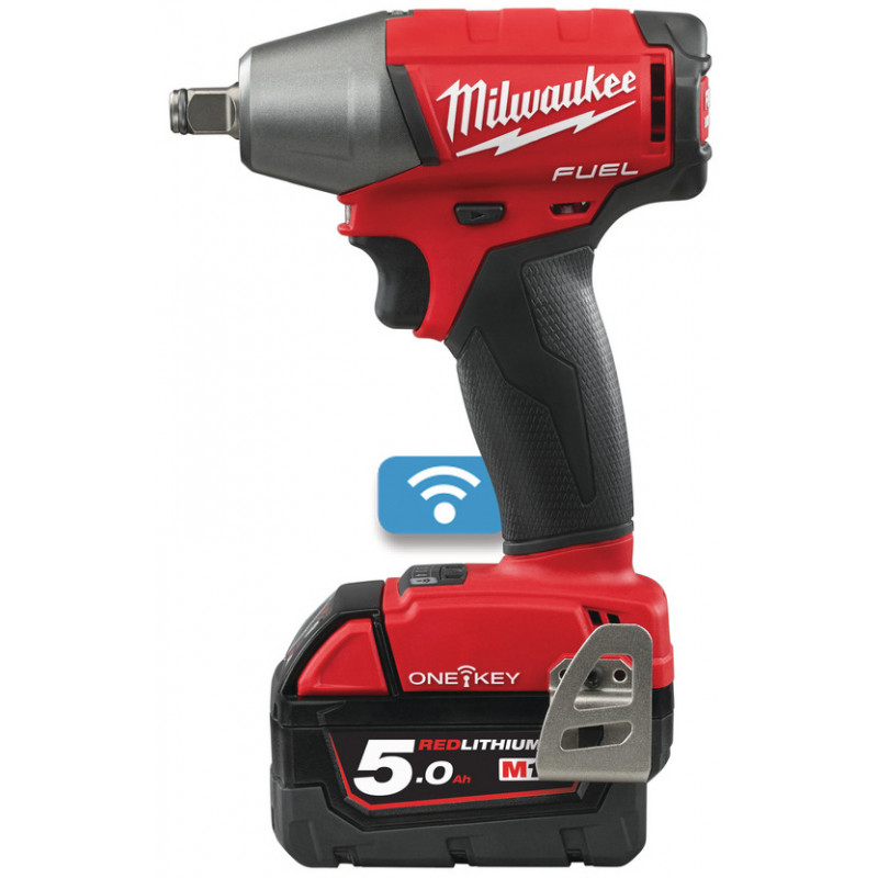 Аккумуляторный гайковерт Milwaukee M18 ONEIWF12-502X FUEL ONE-KEY (2х5,0 Ач) – №1