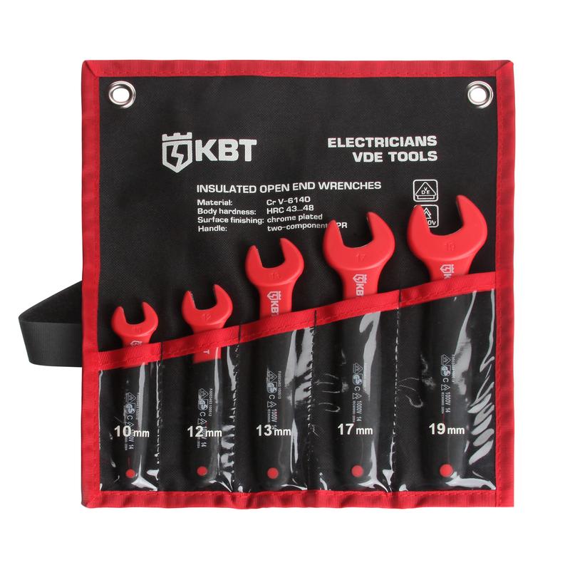 Набор ключей рожковых КВТ Профи НИИ-06 диэлектрических (5 шт) – №1