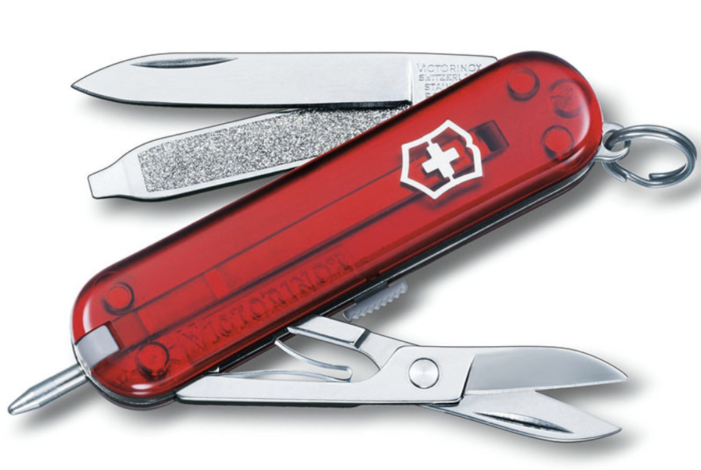 Нож многофункциональный Victorinox SIignature Ruby (0.6225.T) – фото №1 Нож многофункциональный Victorinox SIignature Ruby (0.6225.T) – №1