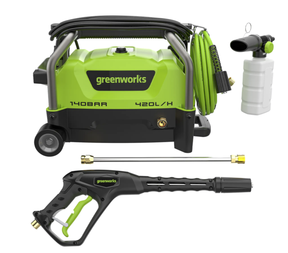 Мойка высокого давления Greenworks PW3140 1900 Вт 140 бар – №1