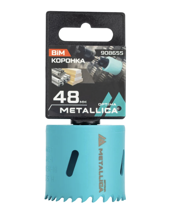 Коронка по металлу Metallica Optima 48 мм, 5/8" – фото №1 Коронка по металлу Metallica Optima 48 мм, 5/8" – №1