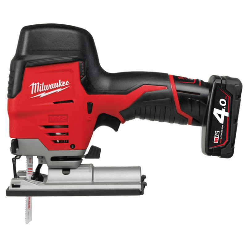Аккумуляторный лобзик Milwaukee M12 JS-402B (Li-Ion 4 Ач) – фото №1 Аккумуляторный лобзик Milwaukee M12 JS-402B (Li-Ion 4 Ач) – №1