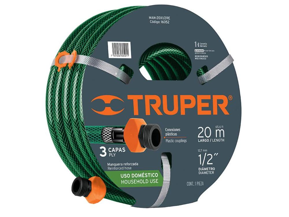 Шланг садовый Truper 1/2" 20 м (16052) – фото №1 Шланг садовый Truper 1/2" 20 м (16052) – №1