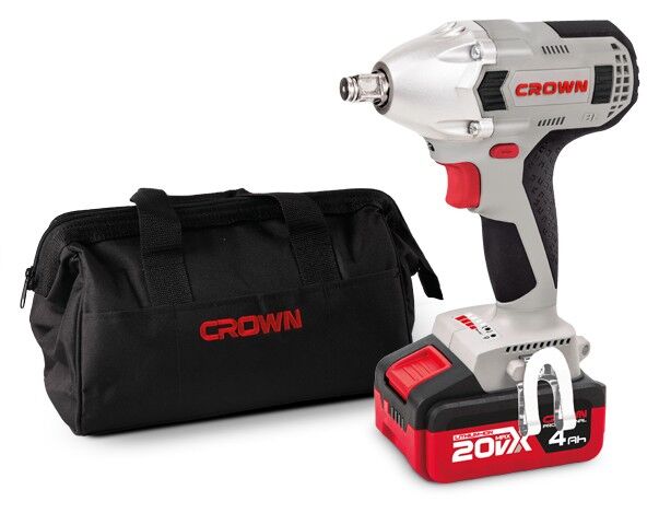 Аккумуляторный гайковерт Crown CT22015HX-4 TB (2х4,0 Ач) – фото №1 Аккумуляторный гайковерт Crown CT22015HX-4 TB (2х4,0 Ач) – №1