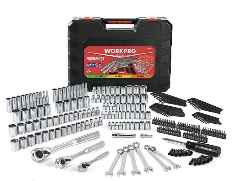 Набор инструментов WORKPRO (230 шт) (WP202537) – №1