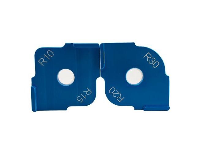 Набор радиусных шаблонов Uniqtool 80х80 мм (2 пр) (UTT-0021) – №1