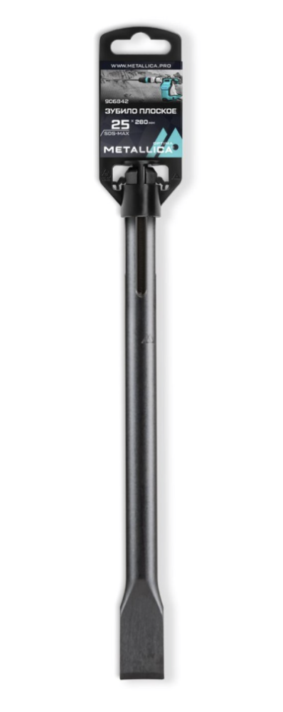 Зубило плоское SDS-max Metallica Optima 25х280/140 мм – фото №1 Зубило плоское SDS-max Metallica Optima 25х280/140 мм – №1