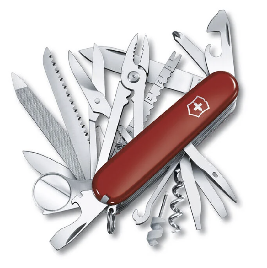 Нож многофункциональный Victorinox Swiss Champ Red (1.6795) – фото №1 Нож многофункциональный Victorinox Swiss Champ Red (1.6795) – №1