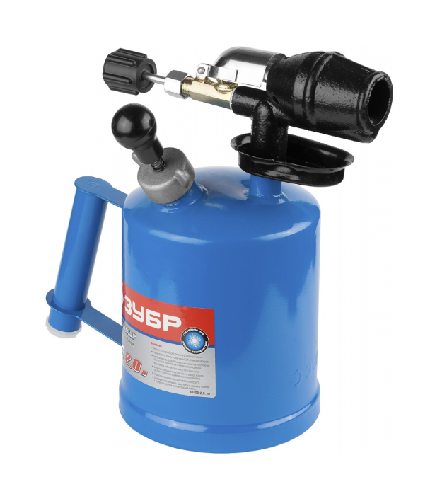 Лампа паяльная Зубр Профессионал с чугунным эжектором 2,0 л – №1