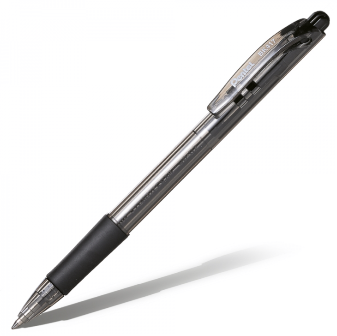 Ручка шариковая автоматическая Pentel 0,7 мм, черная – №1