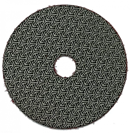 Круг алмазный гибкий шлифовальный Hilberg №100 100 мм – №1