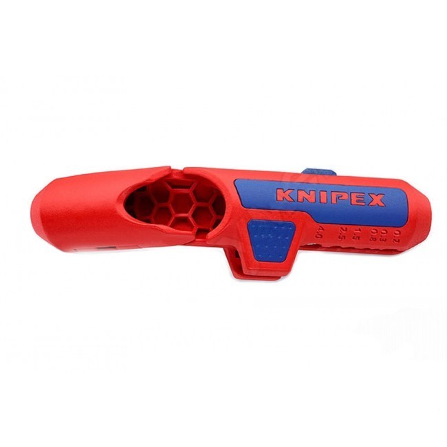 Клещи для снятия изоляции Knipex ErgoStrip для левшей (KN-169502SB) – фото №1 Клещи для снятия изоляции Knipex ErgoStrip для левшей (KN-169502SB) – №1