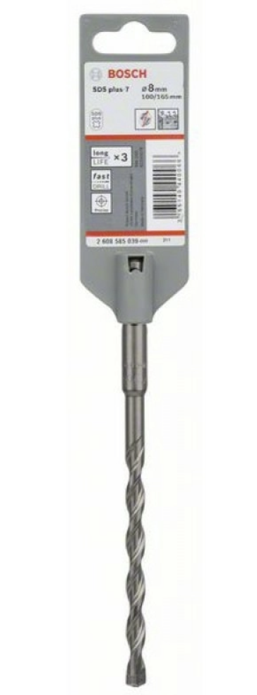 Бур SDS+ Bosch 8х165/100 мм – фото №1 Бур SDS+ Bosch 8х165/100 мм – №1