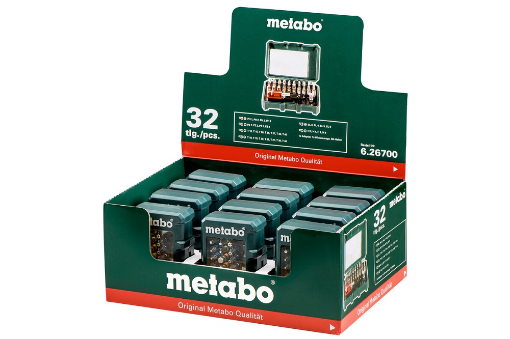 Набор бит Metabo SP (32 шт) – фото №1 Набор бит Metabo SP (32 шт) – №1