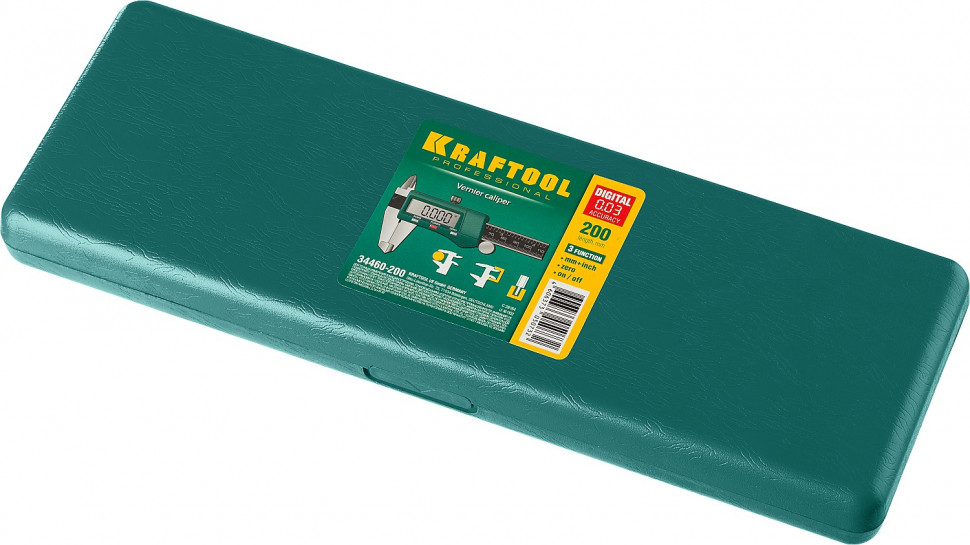 Штангенциркуль электронный Kraftool 200 мм, металлический – №3