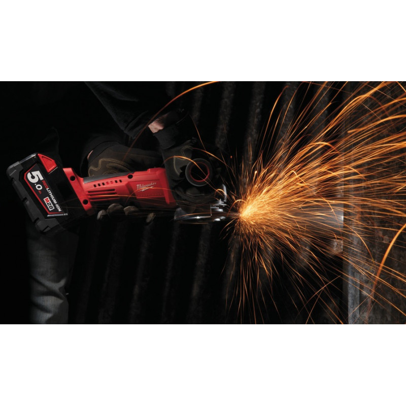 Аккумуляторная УШМ Milwaukee HD28 AG115-502X (Li-Ion 5 Ач) – №1