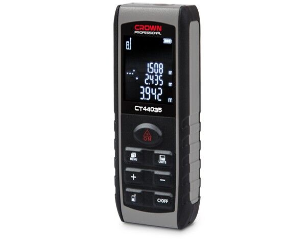Лазерный дальномер Crown CT44035 – фото №1 Лазерный дальномер Crown CT44035 – №1