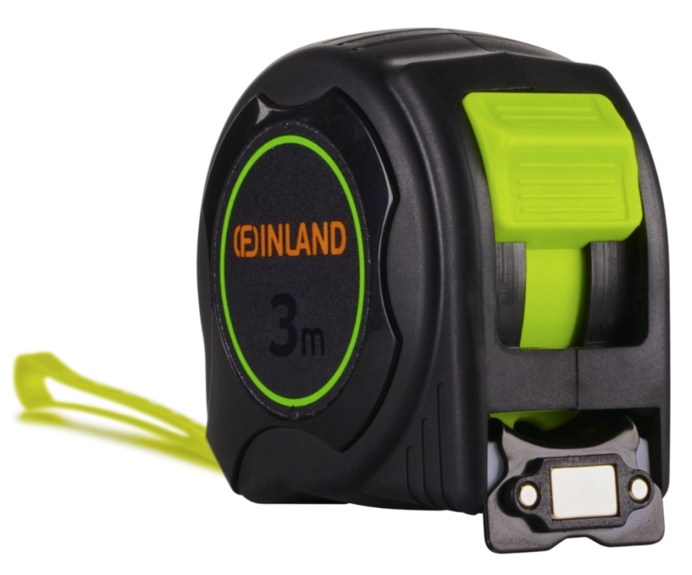 Рулетка Finland с черным полотном 3 м х 16 мм (1957) – №1