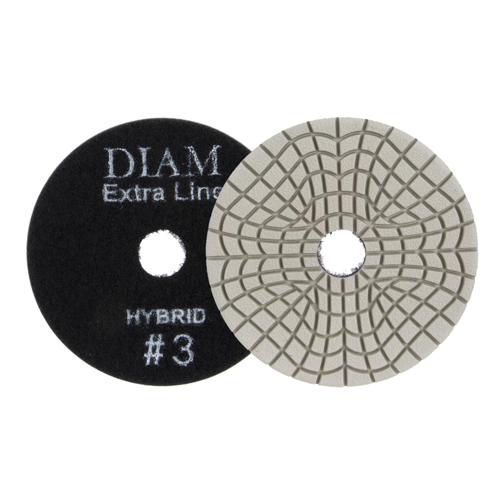 Круг алмазный шлифовальный Diam Step-3 Hybrid 100х3мм #3 (черепашка) – №1