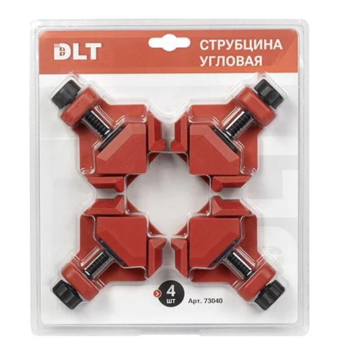 Набор струбцин угловых DLT (4 шт) – фото №1 Набор струбцин угловых DLT (4 шт) – №1