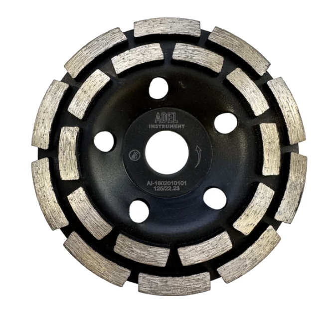 Чашка алмазная Adel Instrument 125х22,2 мм двухрядная – фото №1 Чашка алмазная Adel Instrument 125х22,2 мм двухрядная – №1