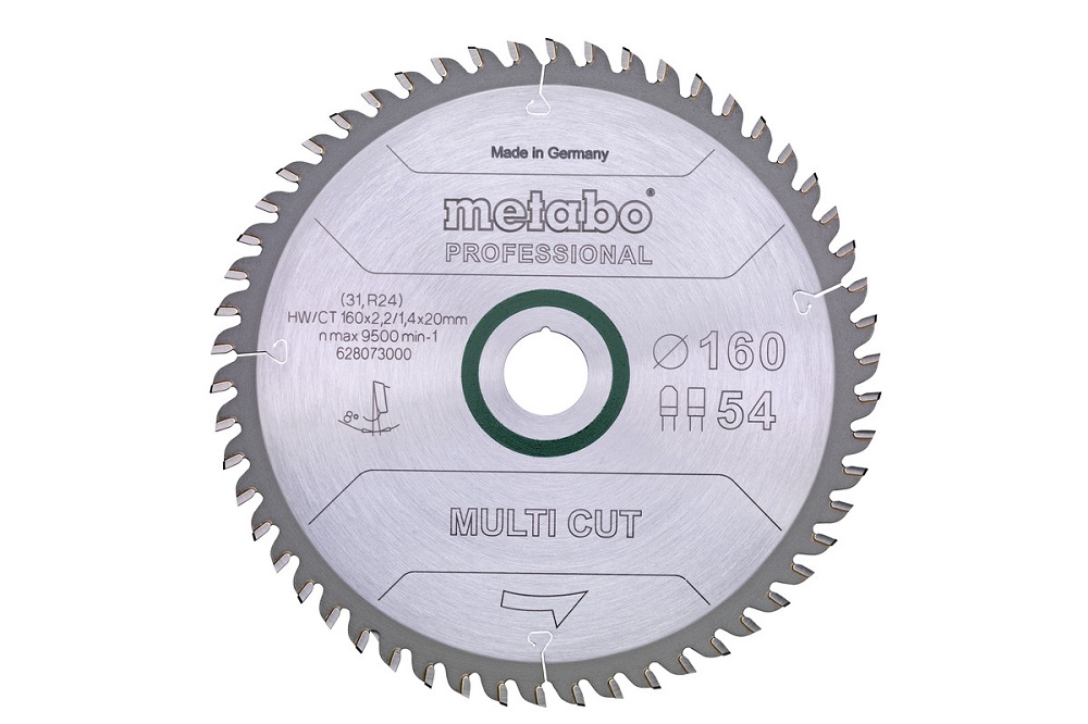Диск пильный Metabo 160х20 мм 54T – фото №1 Диск пильный Metabo 160х20 мм 54T – №1