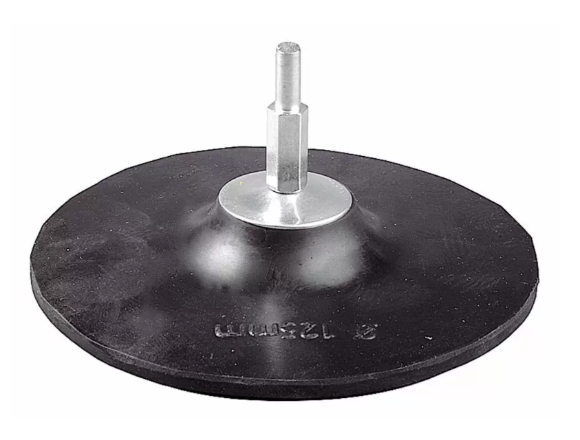 Тарелка опорная для дрели Тевтон 125 мм, резиновая – №1