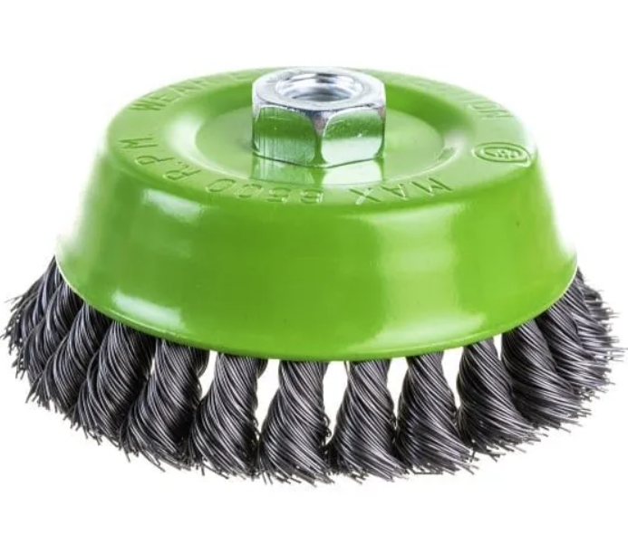 Щётка для УШМ Дело Техники 120 мм крученая чашка – №1