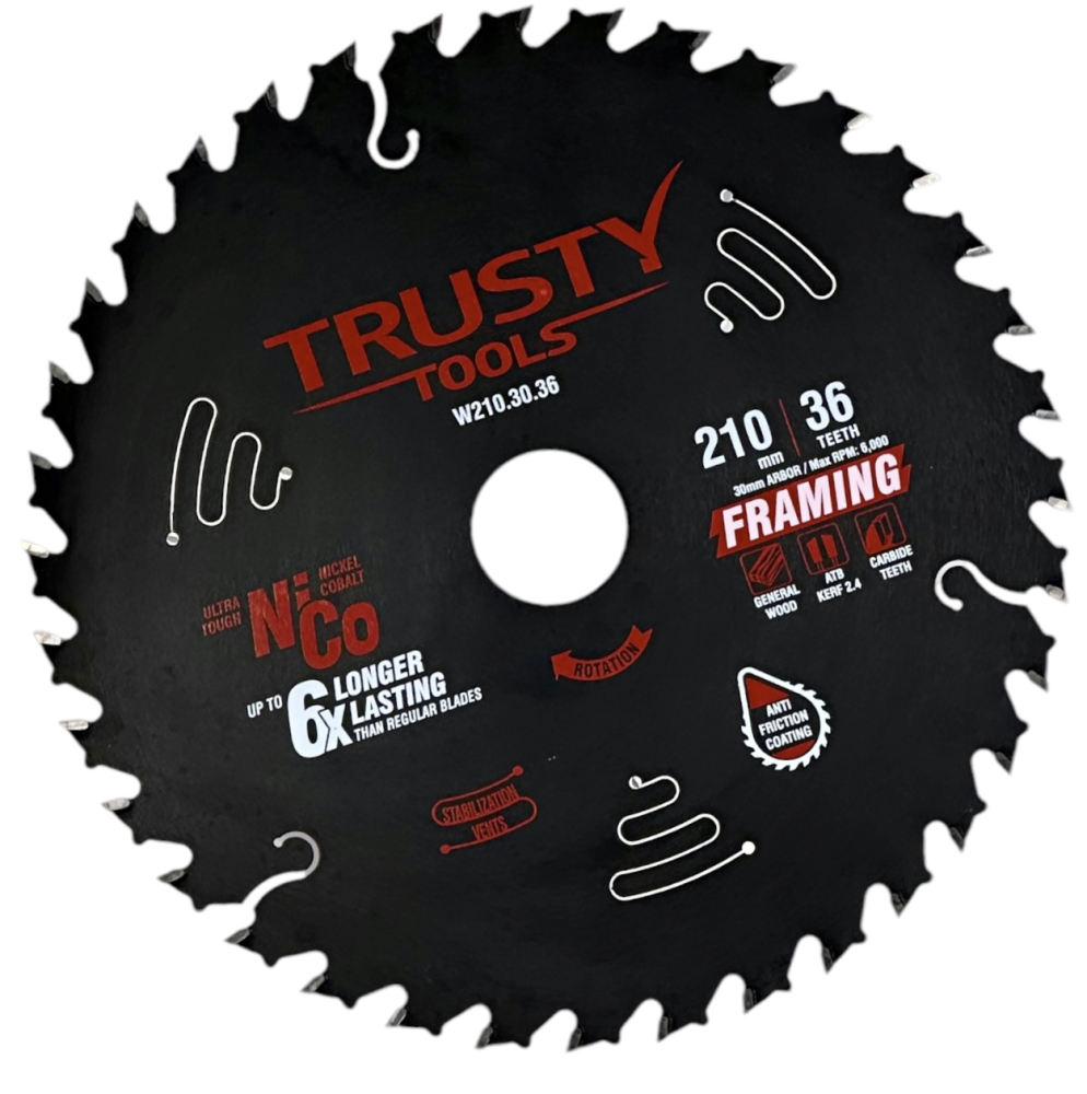Диск пильный Trusty-Tools Framing 210х30 мм 36Т – фото №1 Диск пильный Trusty-Tools Framing 210х30 мм 36Т – №1