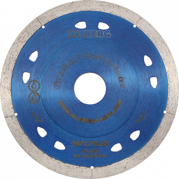 Диск алмазный Hilberg Extra Thin 125х1,1х22,2 мм – фото №1 Диск алмазный Hilberg Extra Thin 125х1,1х22,2 мм – №1