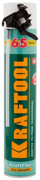 Пена монтажная Kraftool Premium 65 750 мл (для адаптера) – фото №1 Пена монтажная Kraftool Premium 65 750 мл (для адаптера) – №1