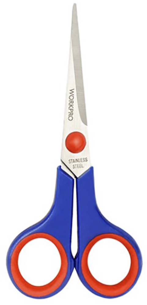 Ножницы канцелярские WORKPRO 140 мм (WP214002) – №1