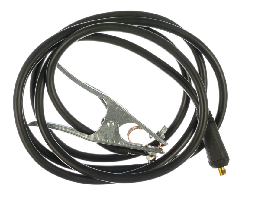 Кабель сварочный Elitech 200А с зажимом заземления, 3 м – №1