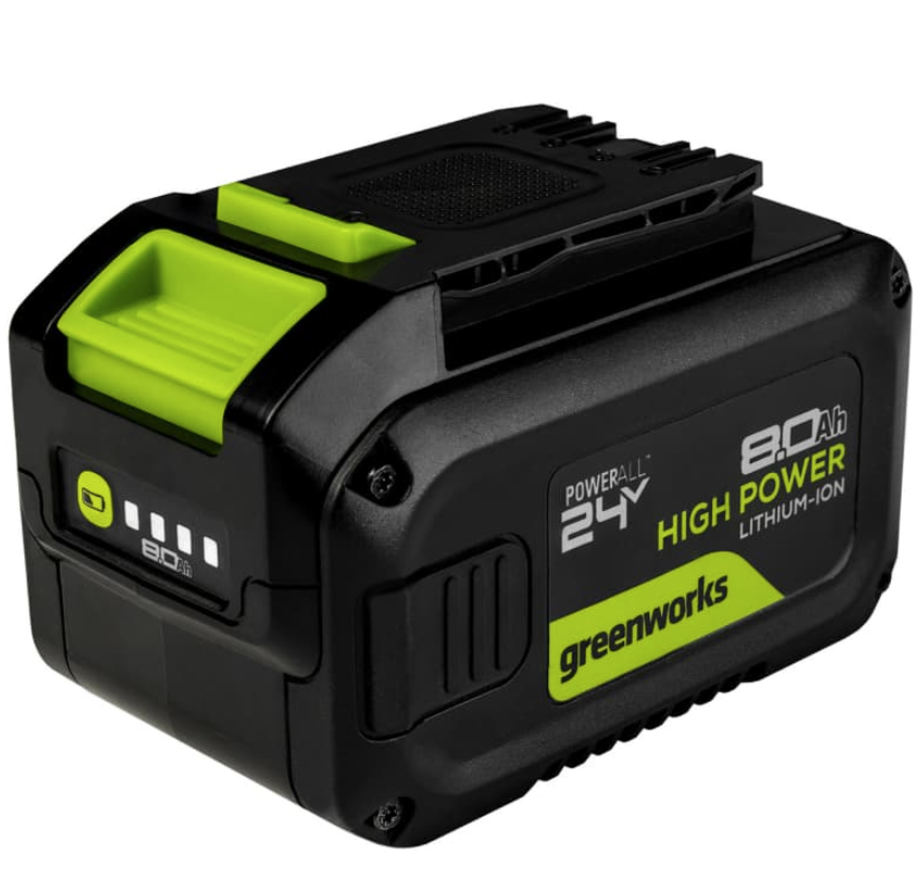 Аккумулятор Greenworks G24HP8 24В 8,0 Ач 2957907 – фото №1 Аккумулятор Greenworks G24HP8 24В 8,0 Ач 2957907 – №1