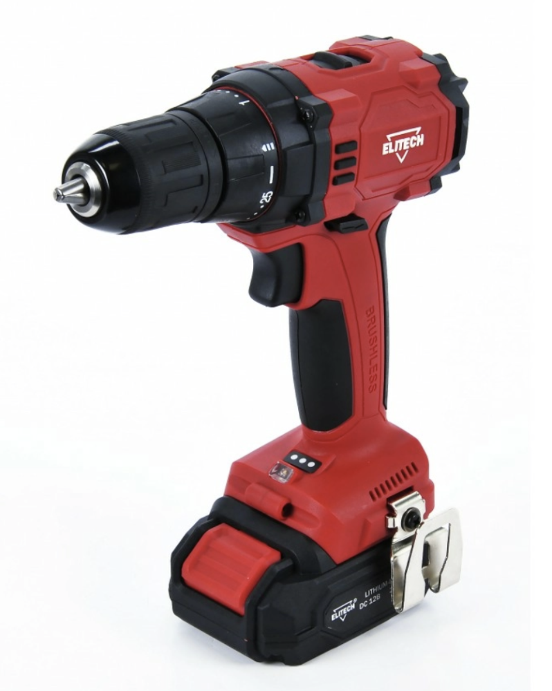 Аккумуляторная дрель-шуруповерт Elitech ДА 12БЛ2 (2х2,0 Ач) – №1