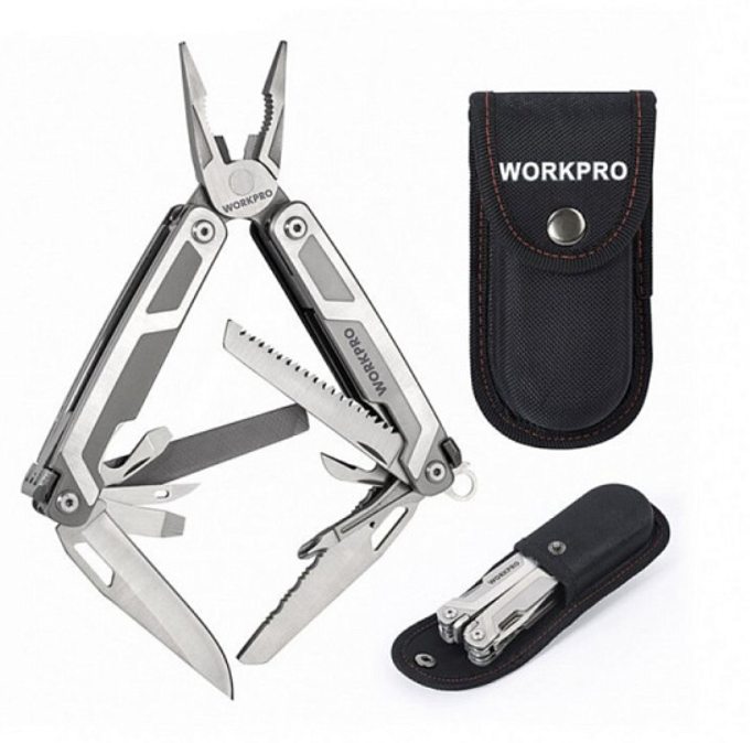 Мультитул WORKPRO 12 в 1 163 мм (WP382007) – фото №1 Мультитул WORKPRO 12 в 1 163 мм (WP382007) – №1