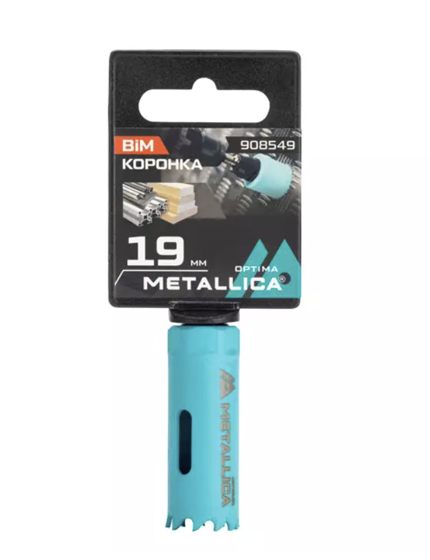 Коронка по металлу Metallica Optima 19 мм, 1/2" – фото №1 Коронка по металлу Metallica Optima 19 мм, 1/2" – №1