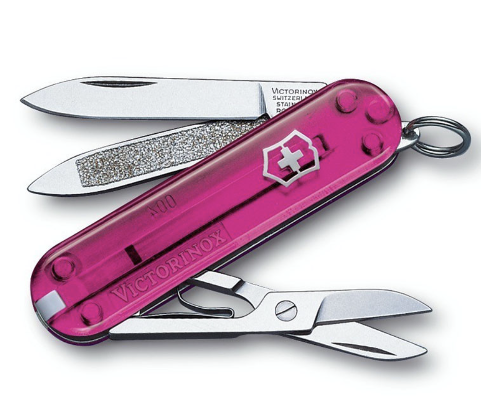 Нож-брелок многофункциональный Victorinox Classic Rose Edition (0.6203.T5) – фото №1 Нож-брелок многофункциональный Victorinox Classic Rose Edition (0.6203.T5) – №1