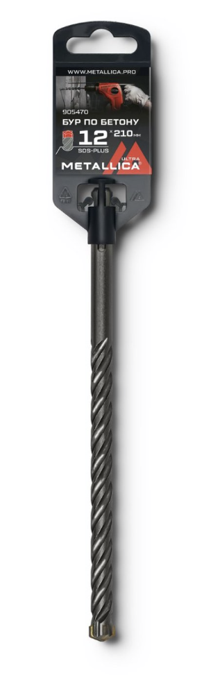 Бур крестовой SDS+ Metallica Ultra 12х210/150 мм – №1