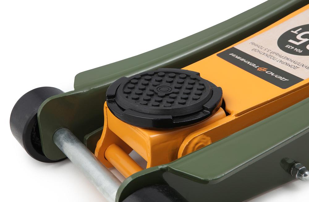 Домкрат подкатной Дело Техники 3т, 85-500 мм двухплунжерный – №2